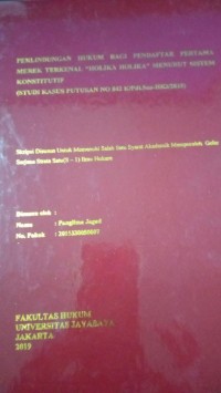 Image of Perlindungan Hukum Bagi Pendaftar Pertama Merek Terkenal 