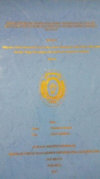 Image of Sistem Informasi Pembuatan Surat Keterangan Catatan Kepolisian (SKCK) Berbasis WEB Pada Polres Metro Jakarta Selatan