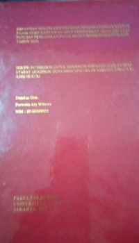 Kepastian Hukum Kewenangan Penandatangan Faktur Pajak Oleh Karyawan Grup Perusahaan ( Analisis Atas Putusan Pengadilan Pajak No Put-002560.99/2018/PP/M.XIIB Tahun 2018