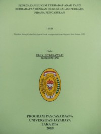 Penegakan Hukum Terhadap Anak Yang Berhadapan Dengan Hukum Dalam Pidana Pencabulan