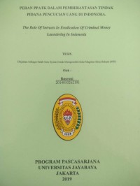 Image of Peran PPATK Dalam Pemberantasan Tindak Pidana Pencucian Uang Di Indonesia