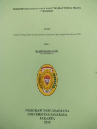 Image of Perlindungan Hukum Anak Yang Terlibat Tindak Pidana Terorisme
