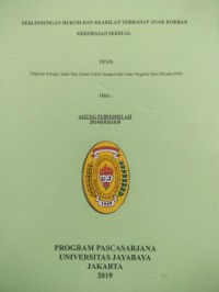 Image of Perlindungan Hukum Dan Keadilan Terhadap Anak Korban Kekerasan Seksual