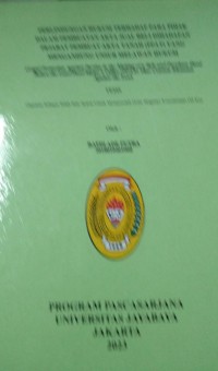 Perlindungan Hukum Terhadap Para Pihak Dalam Pembuatan Akta Jual beli Dihadapan Pejabat Pembuat Akta Tanah(PPAT) Yang Mengandung unsur Melawan Hukum