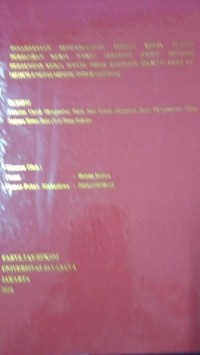 Image of Pelaksanaan Pengangkatan Tenaga Kerja Status Perjabjiab Kerja Waktu Tertentu (PKWT) Menjadi Perjanjian Kerja Waktu Tidak Tertentu (PKWTT) Pada Pt. Medco Energi Mining Internasional