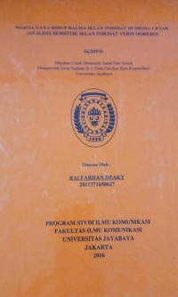 Image of Makna Gaya Hidup Dalma Iklan Indosat Di Media Cetak (Analisis Semiotik Iklan Indosat Versi Ooredo)