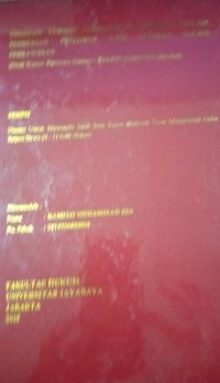 Image of Tinjauan Yuridis Terhadap Wanprestasi Dalam Pemberian Pinjaman Yang Terikat Dalam Perkawinan ( Studi Kasus Putusan Nomor : 334/PDT.G/2017/PN.Jkt.Sel )