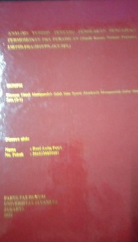 Image of Analisis Hukum Persekongkolan Tender Pada Pembangunan Rumah Sakit Satuan Kerja Dinas Kesehatan Kota Makasar Tahun Anggaran 2017 APBD (Studi Kasus : Putusan Nomor 385 K/Pdt.Sus-KPPU/2021)