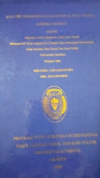 Analisis Diskrimnasi Dalam Sepak Bola Wanita Amerika Serikat