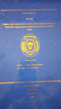 Image of Sistem Informasi Penjualan Tas Berbasis Web Pada Toko Evog Bagpack