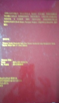 Pencantuman Klausula Baku Dalam Perjanjian Pembiayaan Konsumen Menurut Undang-Undang Nomor 8 Tahun 1999 Tentang Perlindungan Konsumen (Studi Kasus Putusan Nomor: 338/PDT.G/2016/PN.JKT SEL)