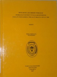 Pengaruh Laba Bersih Terhadap Pembagian Dividen Tunai (Cash Dividend) Pada PT Indo Kordsa Tbk. D.h PT Branta Mulia Tbk