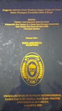 Image of Pengaruh Aktivitas Greta Thunberg dengan Fridays for Future Dalam Menangani Perubahan Iklim di Eropa