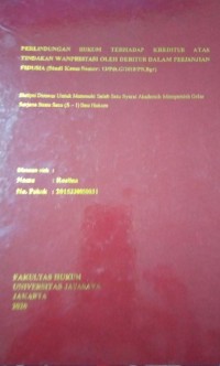 Image of Perlindungan Hukum  Terhadap Krediur Atas Tindakan WANPRESTASI Oleh Debitur Dalam Perjanjian Fidusia (Studi Kasus Nomor : 13/Pdt.G/2018/PN.Bgr)