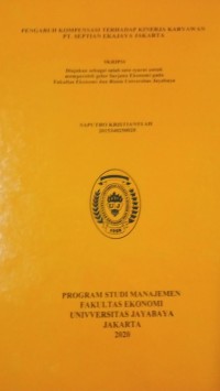Image of Pengaruh Kompensasi Terhadap Kinerja Karyawan Pt. Septian Ekajaya Jakarta