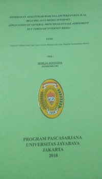 Image of Penerapan Asas Itikad Baik Dalam Perjanjian Jual Beli Melalui Media Internet