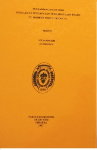 Image of Perbandingan Metode Pengakuan Pendapatan Terhadap Laba Usaha PT.Modern Widya Tehnical