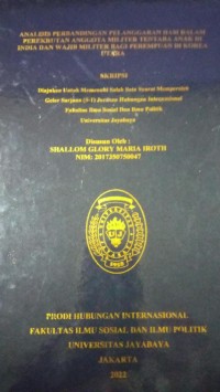 Image of Analisis Perbandingan Pelanggaran Ham Dalam Perekrutan Anggota Militer Tentara Anak Di India Dan Wajib Militer Bagi Perempuan Di Korea Utara