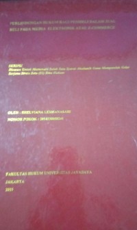 Image of Perlindungan Hukum Bagi Pembeli Dalam Jual Beli Pada Media Elektronik Atau E-Commerce