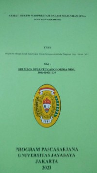 Image of Akibat Hukum Wanprestasi Dalam Perjanjian Sewa menyewa Gedung