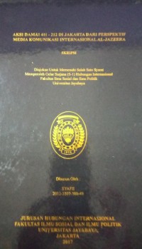 Image of Aksi Damai 411 - 212 Di Jakarta Dari Perspektif Media Komunikasi Internasional Al-Jazeera