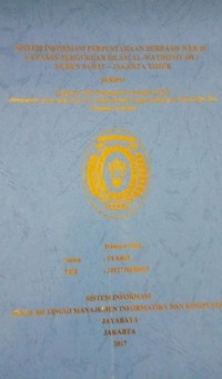 Image of Sistem Informasi Perpustakaan Berbasis WEB Di Yayasan Perguruan Islam Al-Wathoniyah 1 Duren Sawit - Jakarta Timur