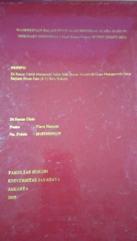 Wanprestasi Dalam Penjualan Program Acara Oleh PT Sinemart Indonesia ( Studi Kasus Nomor 107/PDT/2018/PT.DKI )