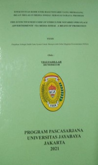 Image of Efektivitas Kode Etik Notaris Yang memasang Iklan Melalui Media Sosial Sebagai Sarana promosi