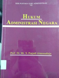 Hukum Administrasi Negara