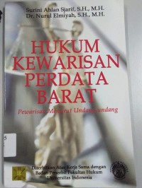 Image of Hukum Kewarisan Perdata Barat Pewarisan Menurut Undang-Undang