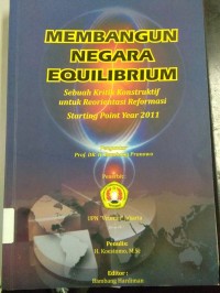 Membangun Negara Equilibrium