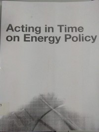 Acting in Time on Energy Policy