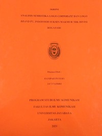 Analisis Semiotika Logo Corporate Dan Logo Brand PT. Indofood Sukses Makmur Tbk Divisi Bogasari