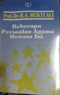 Image of Beberapa Persoalan Agama Dewasa Ini