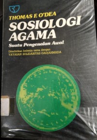 Sosiologi Agama : Suatu Pengenalan Awal