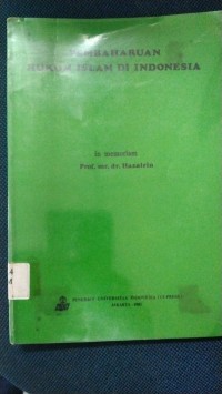 Pembaharuan Hukum Islam Di Indonesia