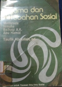 Image of Agama Dan Perubahan Sosial