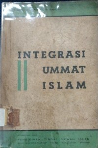 Image of Integrasi Umat Islam