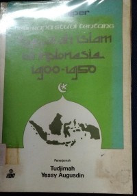 Image of Beberapa Studi Tentang Sejarah Islam Di Indonesia 1900-1950