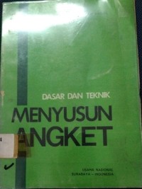 Image of Dasar Dan Teknik Menyusun Angket