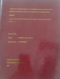 Tinjauan Yuridis Terhadap Wanprestasi Dalam Perjanjian Kredit (studi Kasus Putusan Nomor 2/PDT/.G.S/2018/PN.KBM)