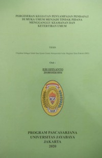 Image of Pergeseran Kegiatan Penyampaian Pendapat Di Muka Umum Menjadi Tindak Pidana Mengganggu Keamanan Dan Ketertiban Umum