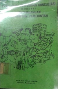 Image of Hasil-Hasil Pertemuan Konsultasi Mengenai Pengembangan Penerbitan Pemerintah