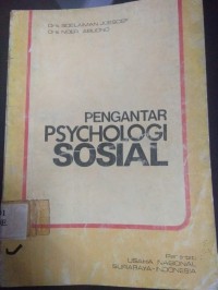 Pengatar Psychologi Sosial