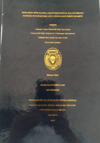 Image of Pengaruh Propaganda LSM Internasional Dalam Perang Saudara Di Suriah ( 2011 - 2017 ) : Studi Kasus White Helmets