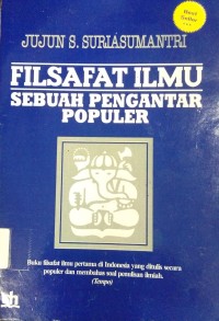 Image of Filsafat Ilmu Sebuah Pengantar Populer