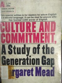 Image of Culture and Commitment, A study of the Generation Gap