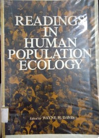 Readings in Human Population Ecology