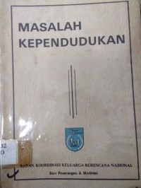 Image of Masalah Kependudukan
