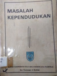 Masalah Kependudukan